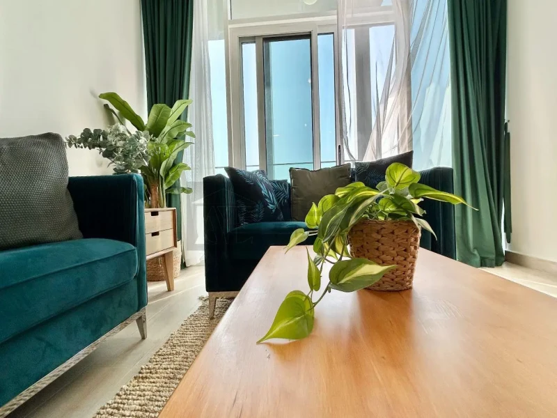 Apartment for Rent in Bloom Tower B - Jumeirah Village Circle, Dubai - Fully furnished | High Floor | JVC at 70999 AED